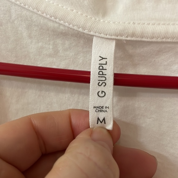 Adorable mediumG Supply white Tshirt - Picture 2 of 4